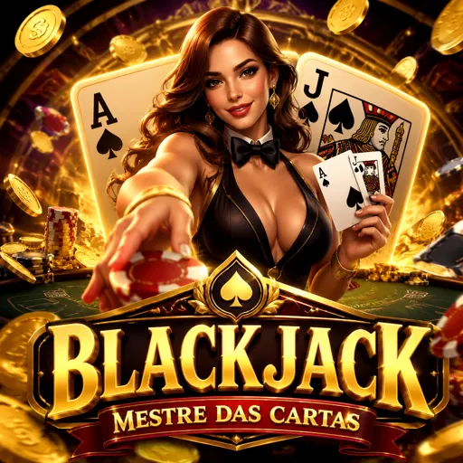 Card de mesa de blackjack ao vivo com cartas na mesa